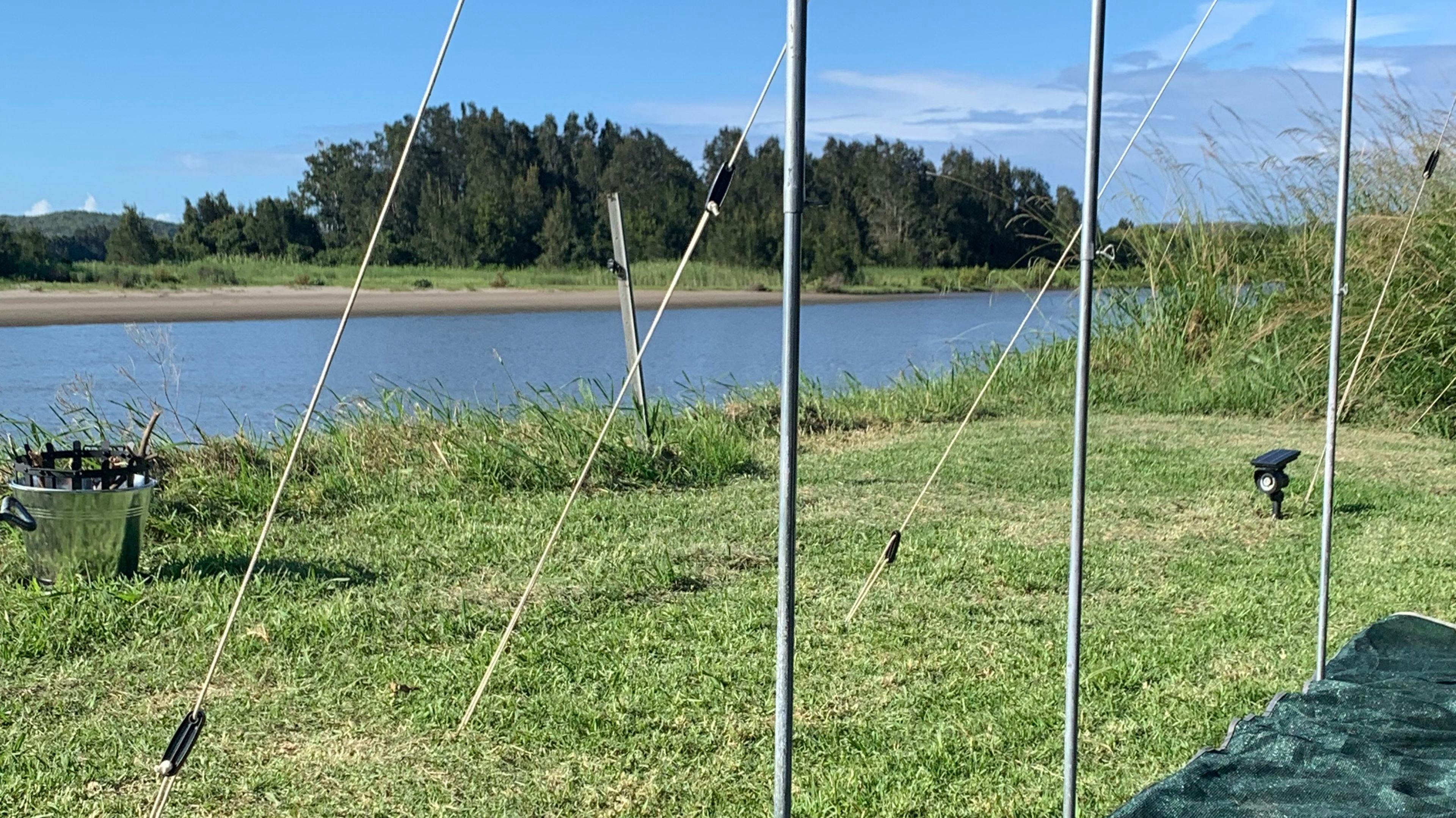 View towards the island from our seats