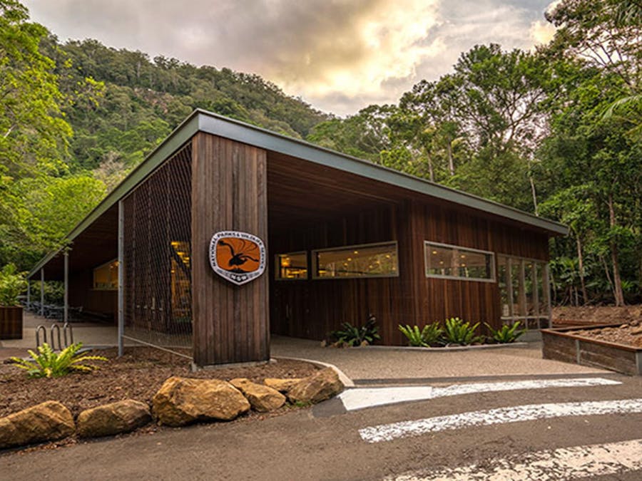 Exterior of Minnamurra Rainforest Centre. Photo: John Spencer © DPIE