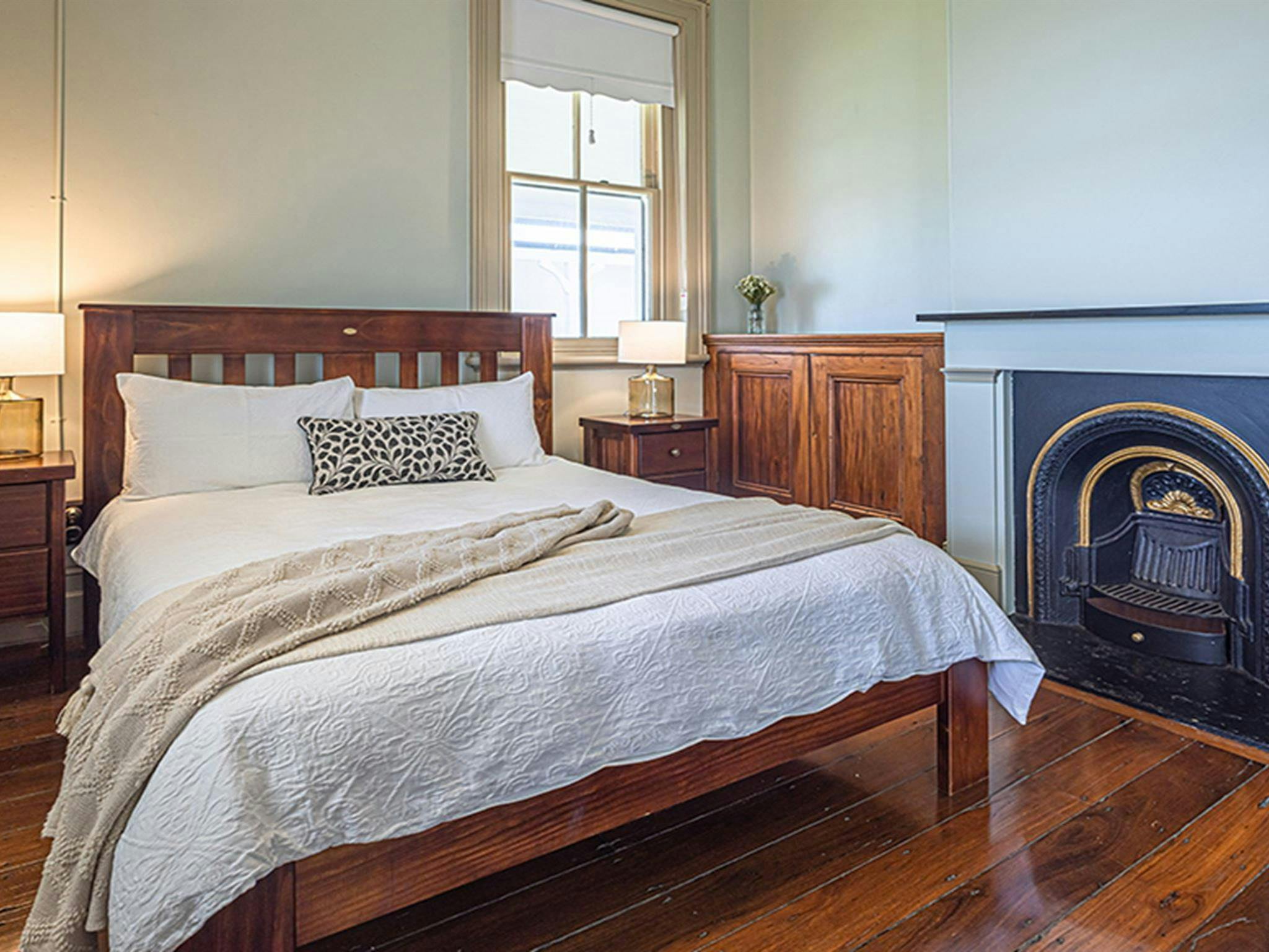 A bedroom in Montague Island Assistant Lighthouse Keeper's Cottage. Photo &copy; David Rogers/DPE