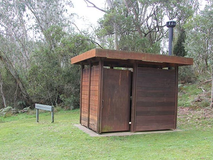 The toilet facilities at Mooraback campground in Werrikimbe National Park. Photo: Natasha Webb/OEH