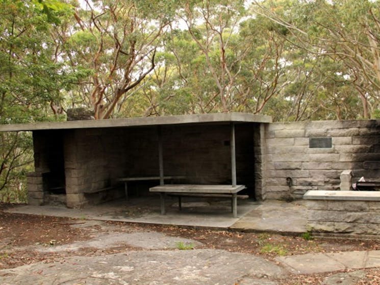 The picnic shelter at Mount Bouddi (Dingeldei) picnic area, Bouddi National Park. Photo: John
