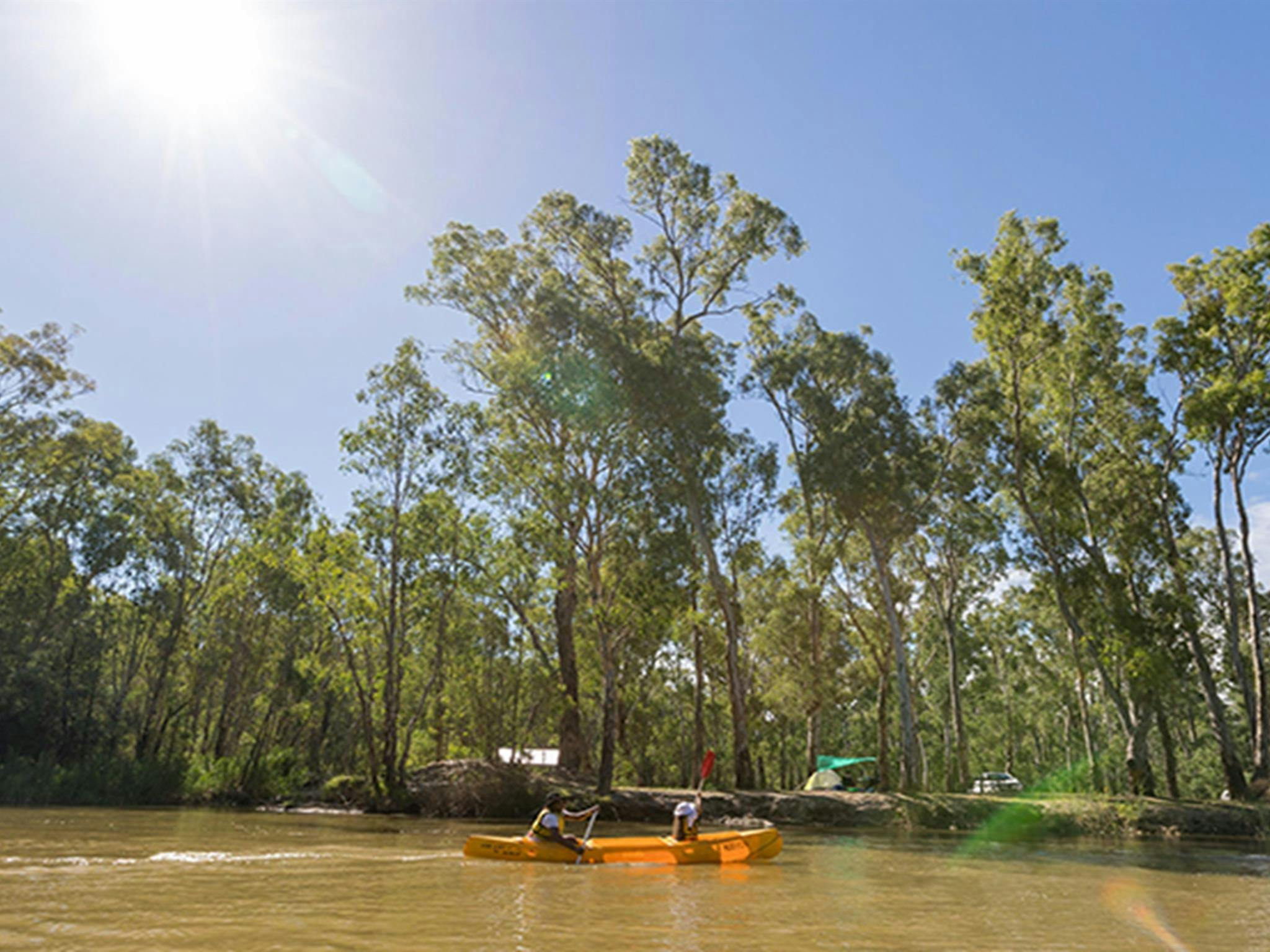 Kanuroute am Murray River