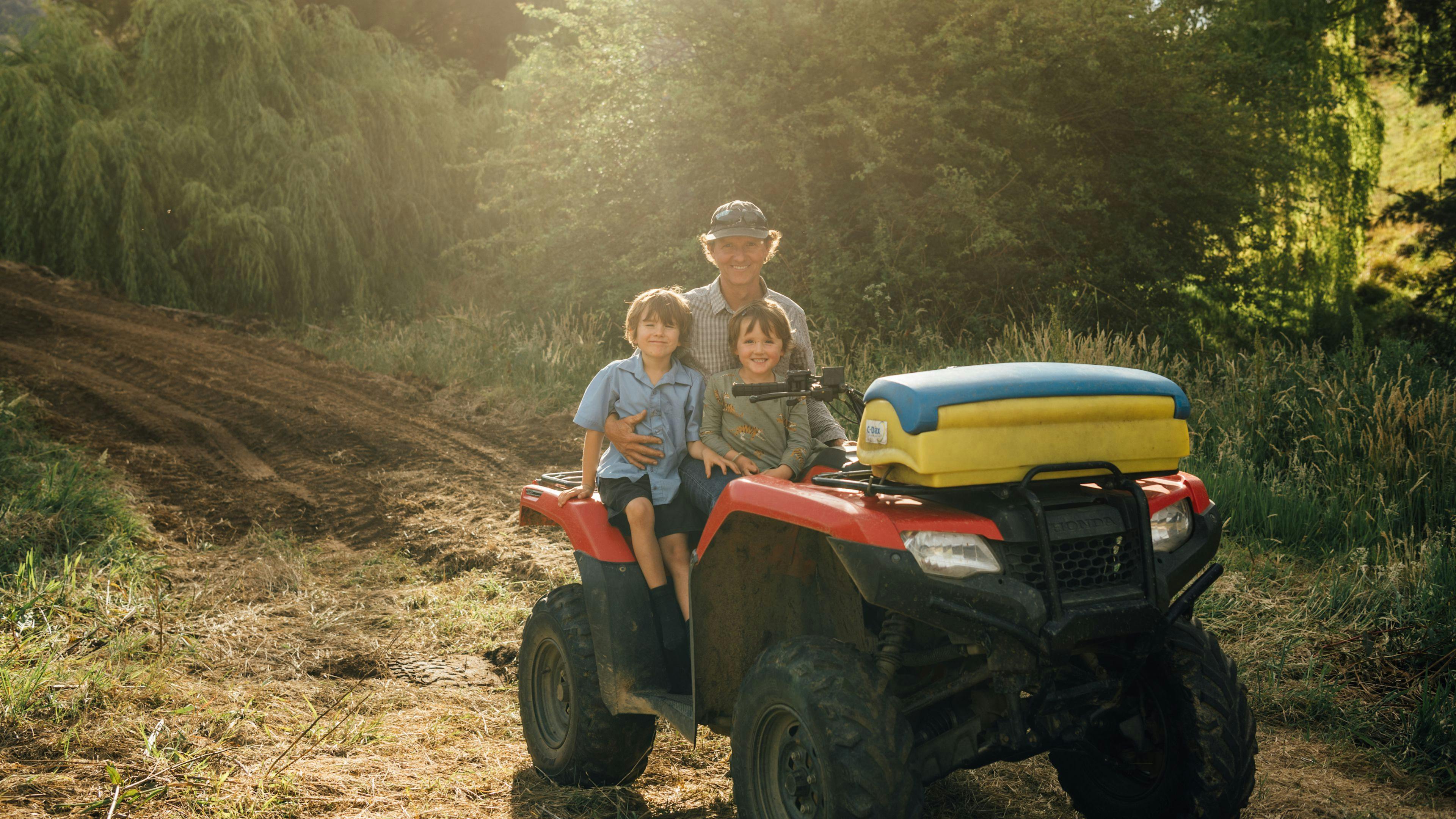 Peter, the most gracious host, and his two boys Bronn and Jamie.