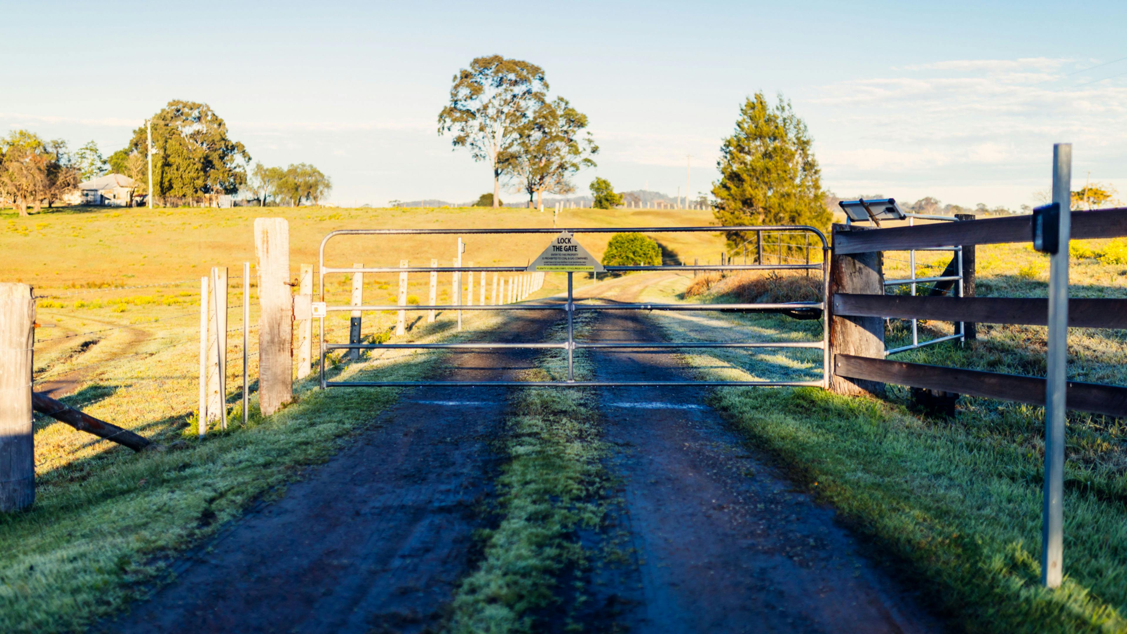 Entry to the property