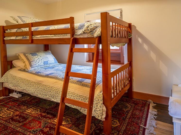 Bunk beds at Old Trahlee, Hartley Historic Site. Photo: John Spencer/OEH