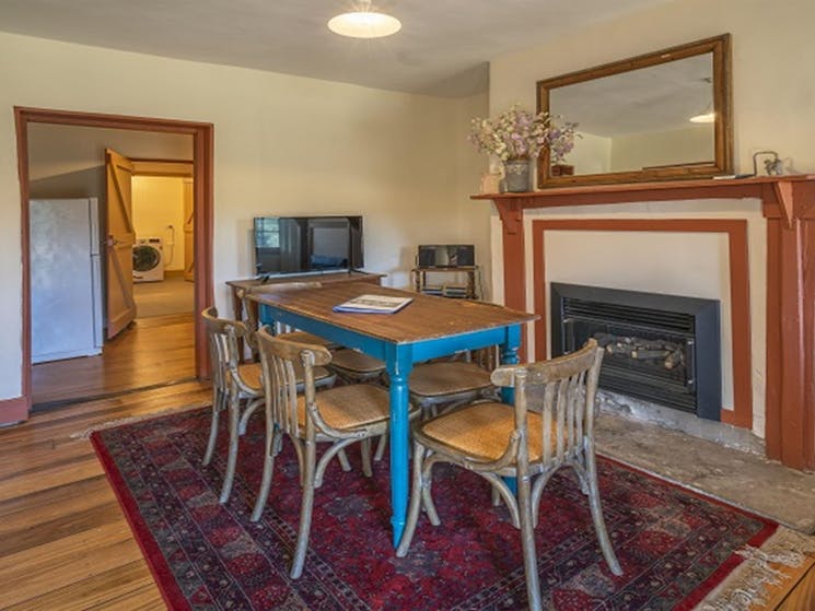 Dining room at Old Trahlee, Hartley Historic Site. Photo: John Spencer/OEH