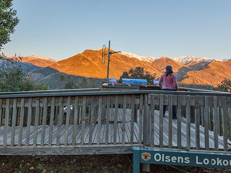 Olsens lookout, Kosciuszko National Park. Photo: Murray Vanderveer &copy; OEH