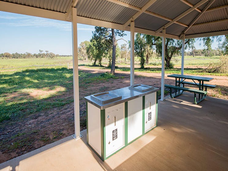 Oolambeyan Homestead picnic area, Oolambeyan National Park. Photo: John Spencer