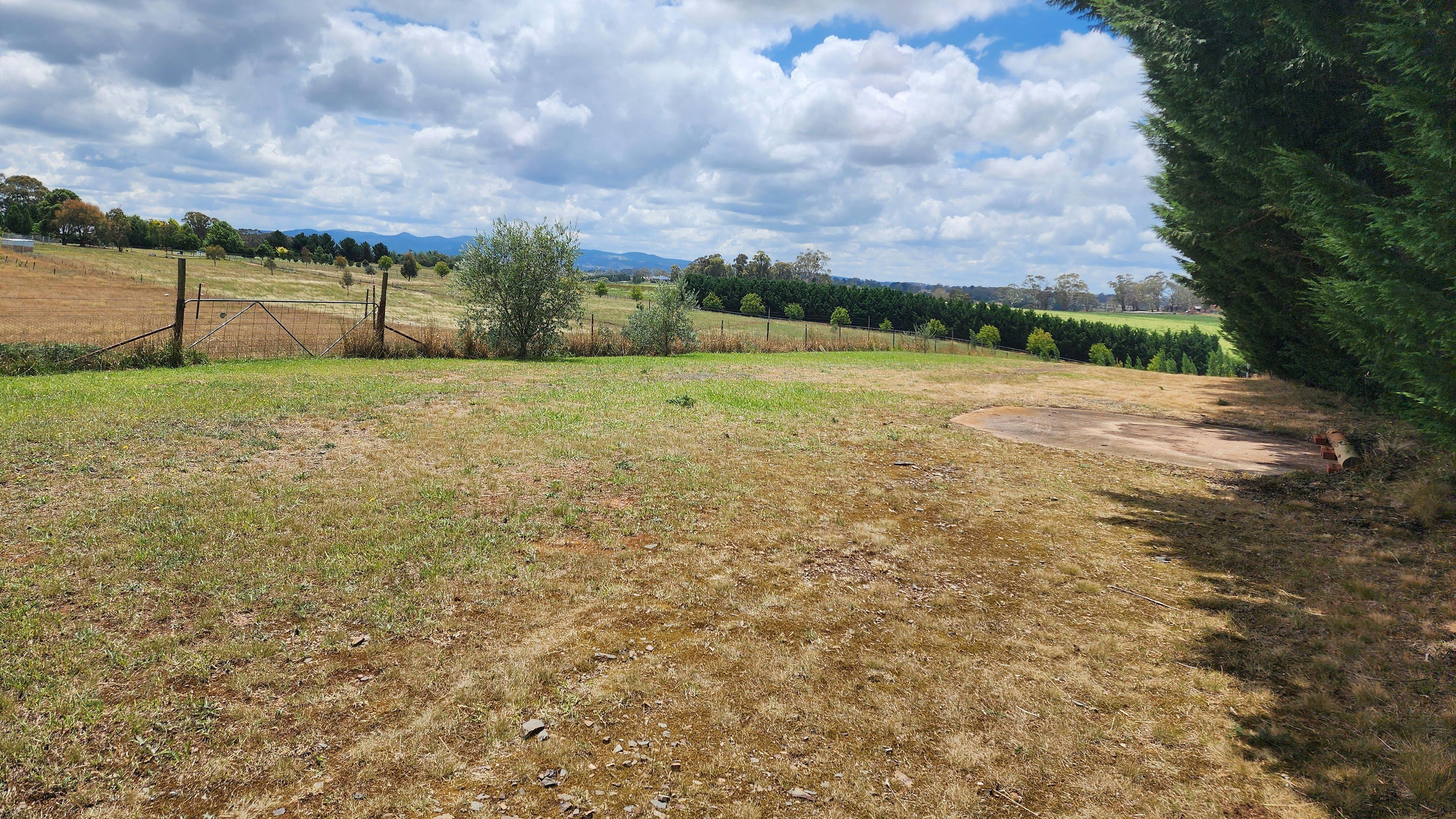 Camper area, either on grass gravel or concrete pad, whatever your preference. We don't guarantee you can hammer in pegs given the gravelly nature