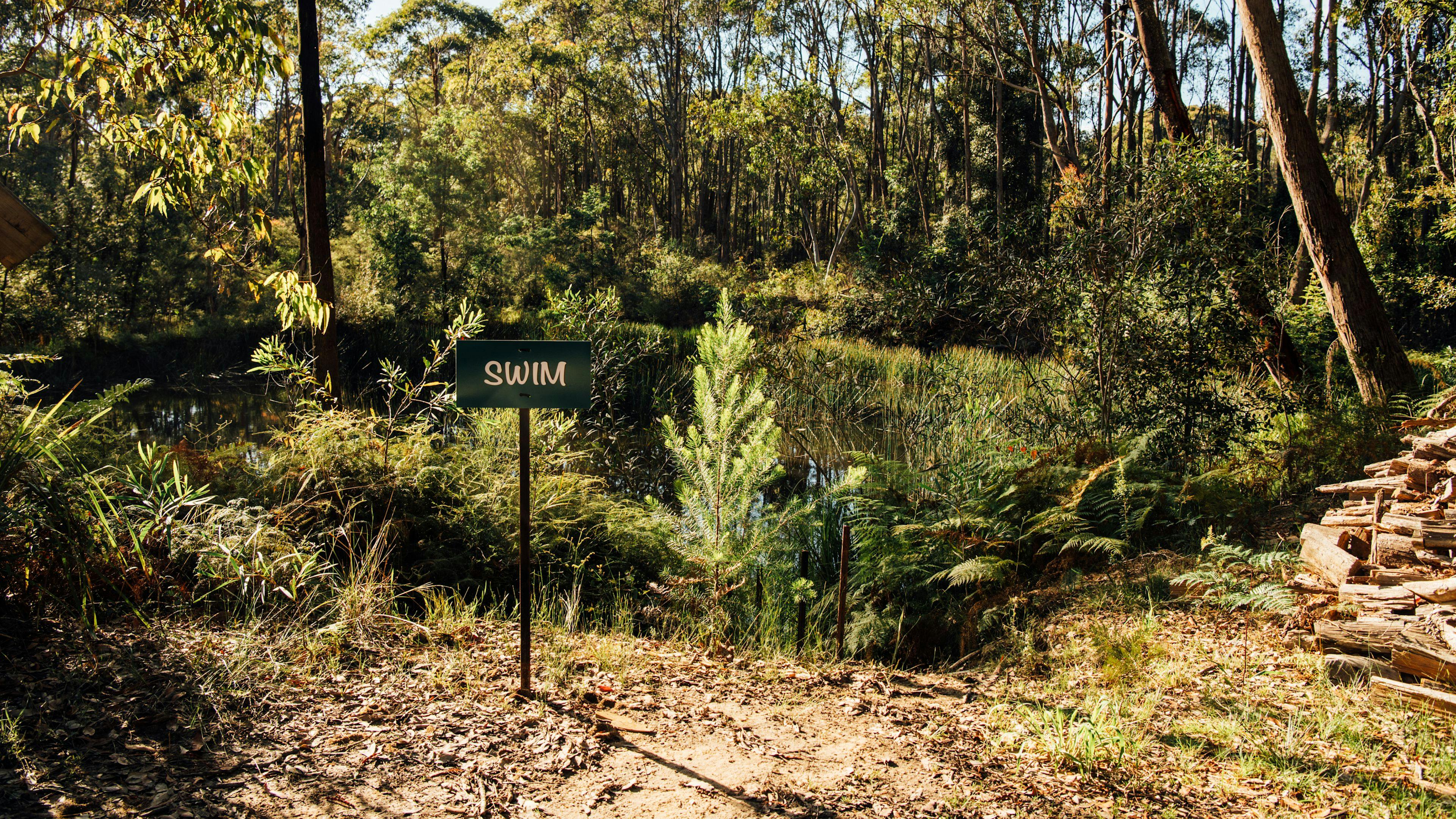 댐! 캐스가 물놀이용 튜브를 잔뜩 놓아두었으니 용기 내서 들어가 보세요.