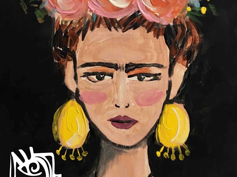 Image for Paint and Sip Class at the Pub: Frida Kahlo