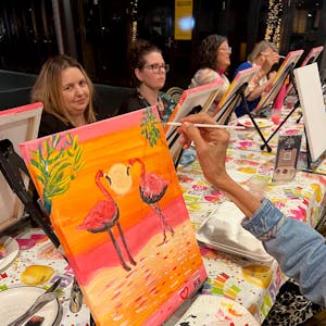 Paint and Sip Class with Dinner