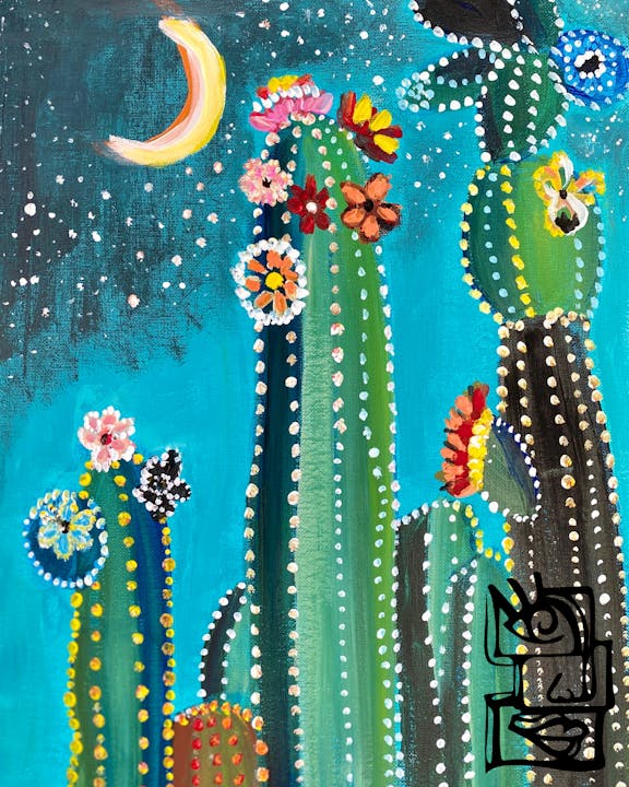 Paint in the Park: Cacti Bloom
