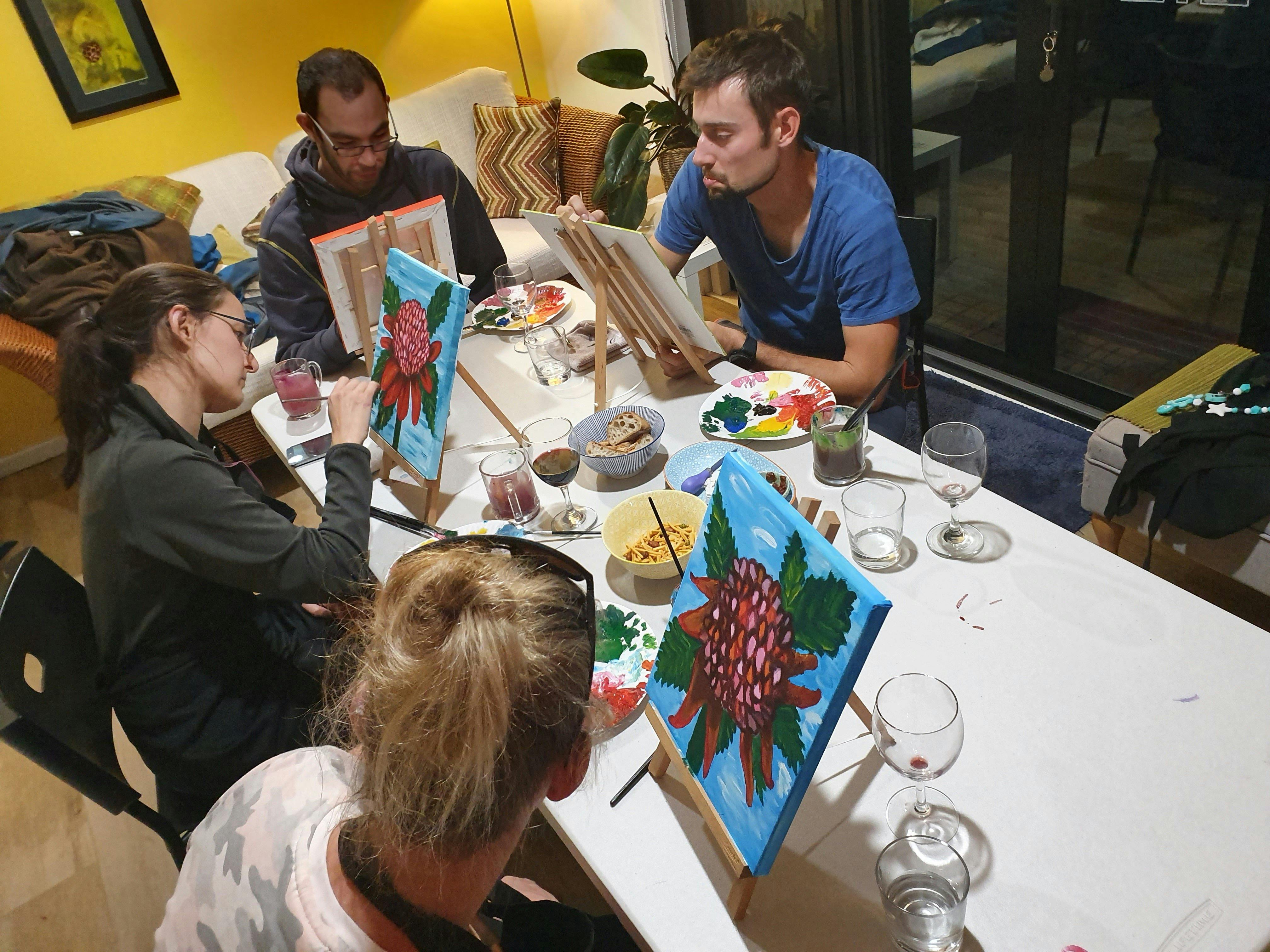 Painting Class: Paint, Sip and Watch the Sunset | NSW Holidays