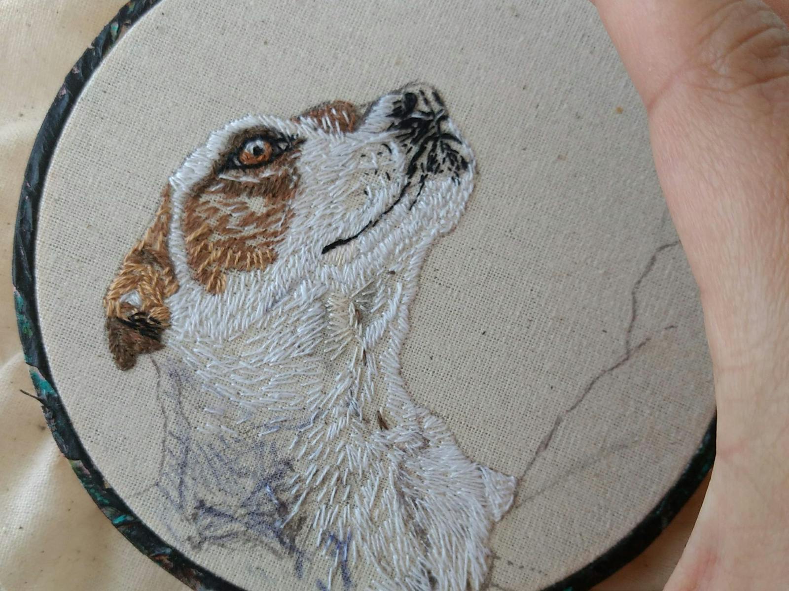 Image for Pet Portraits - Hand Embroidered Project!