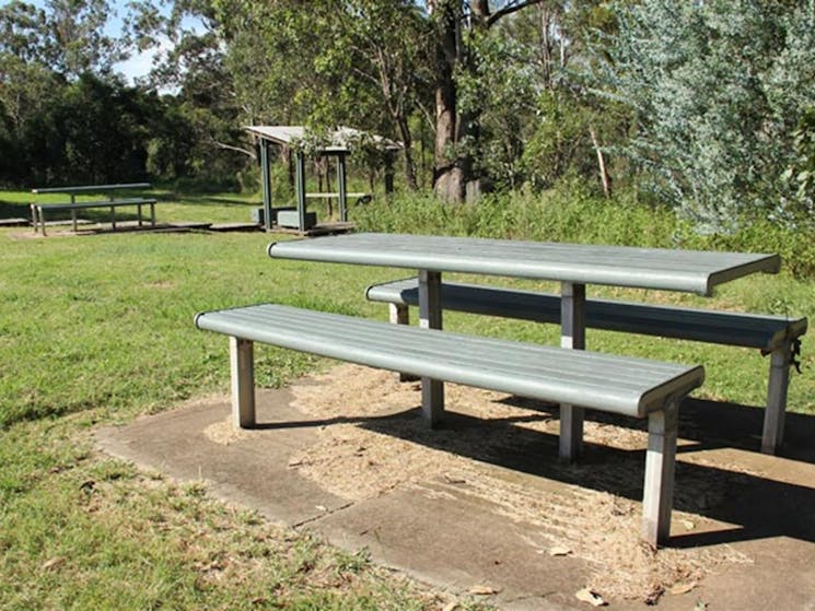 Picnic bench, Leacock Regional Park. Photo: John Spencer &copy; OEH