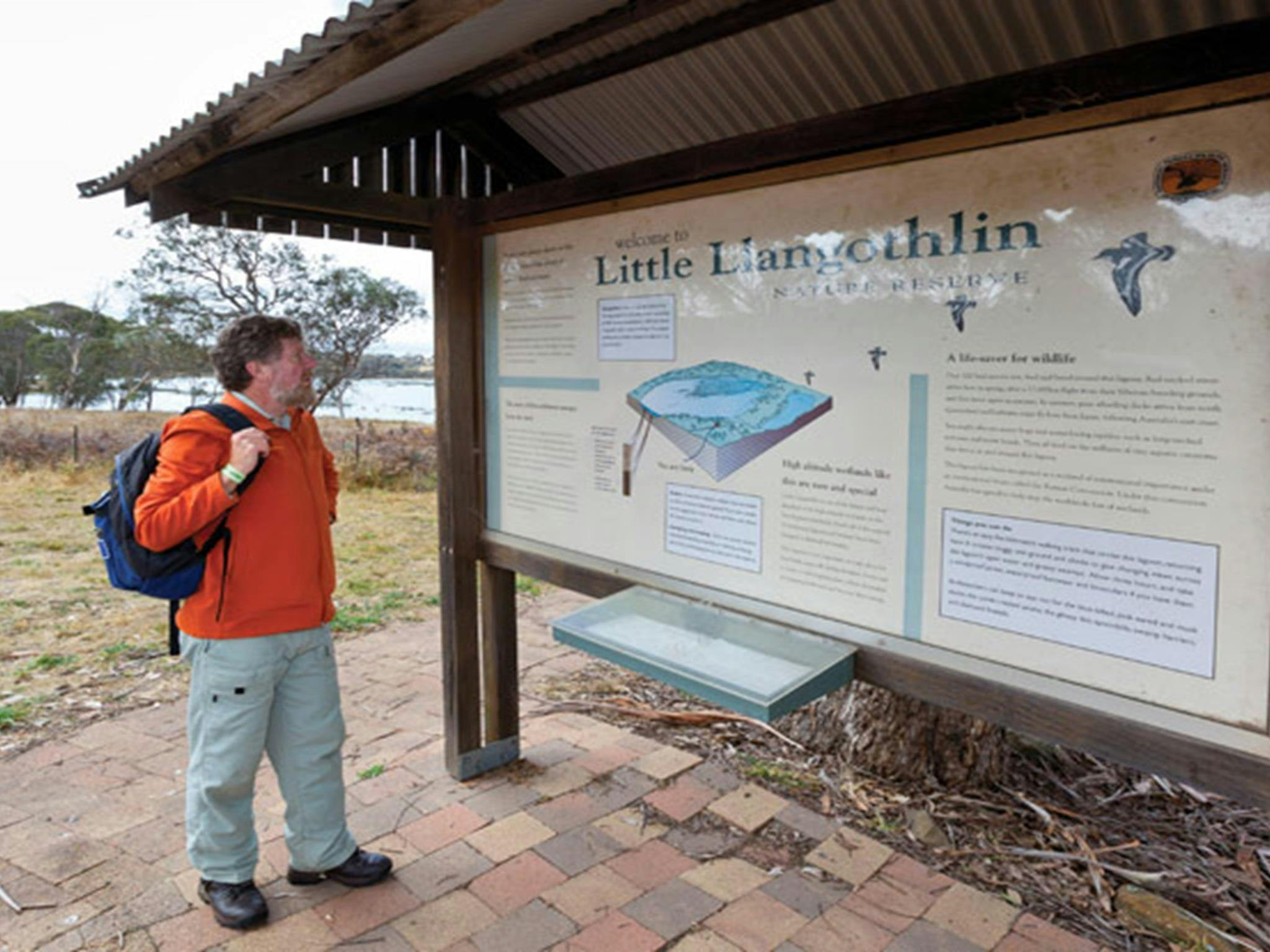 Little Llangothlin picnic area, Little Llangothlin Nature Reserve. Photo: Rob Cleary &copy; OEH