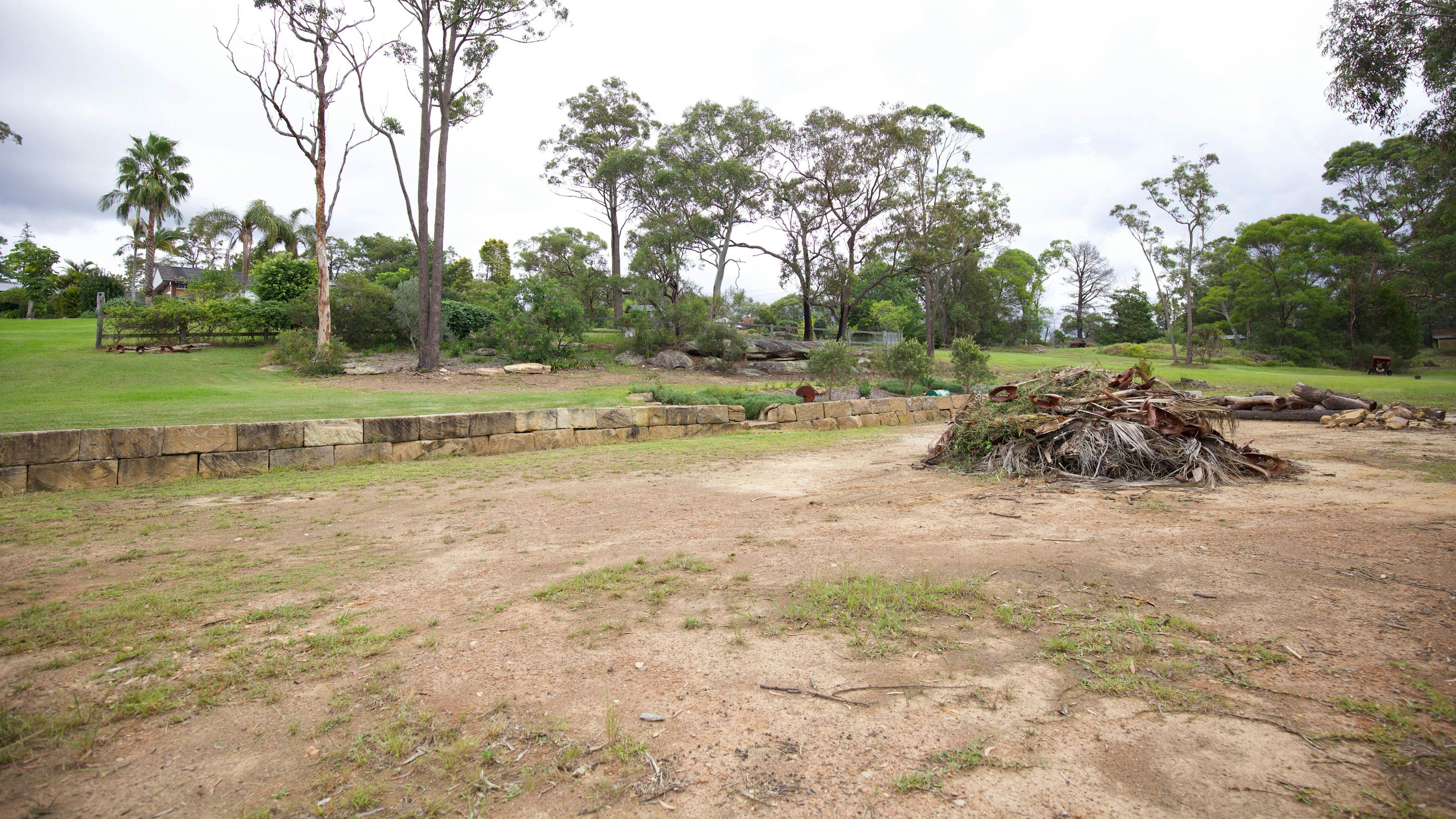 그림 같은 반농촌 주차장