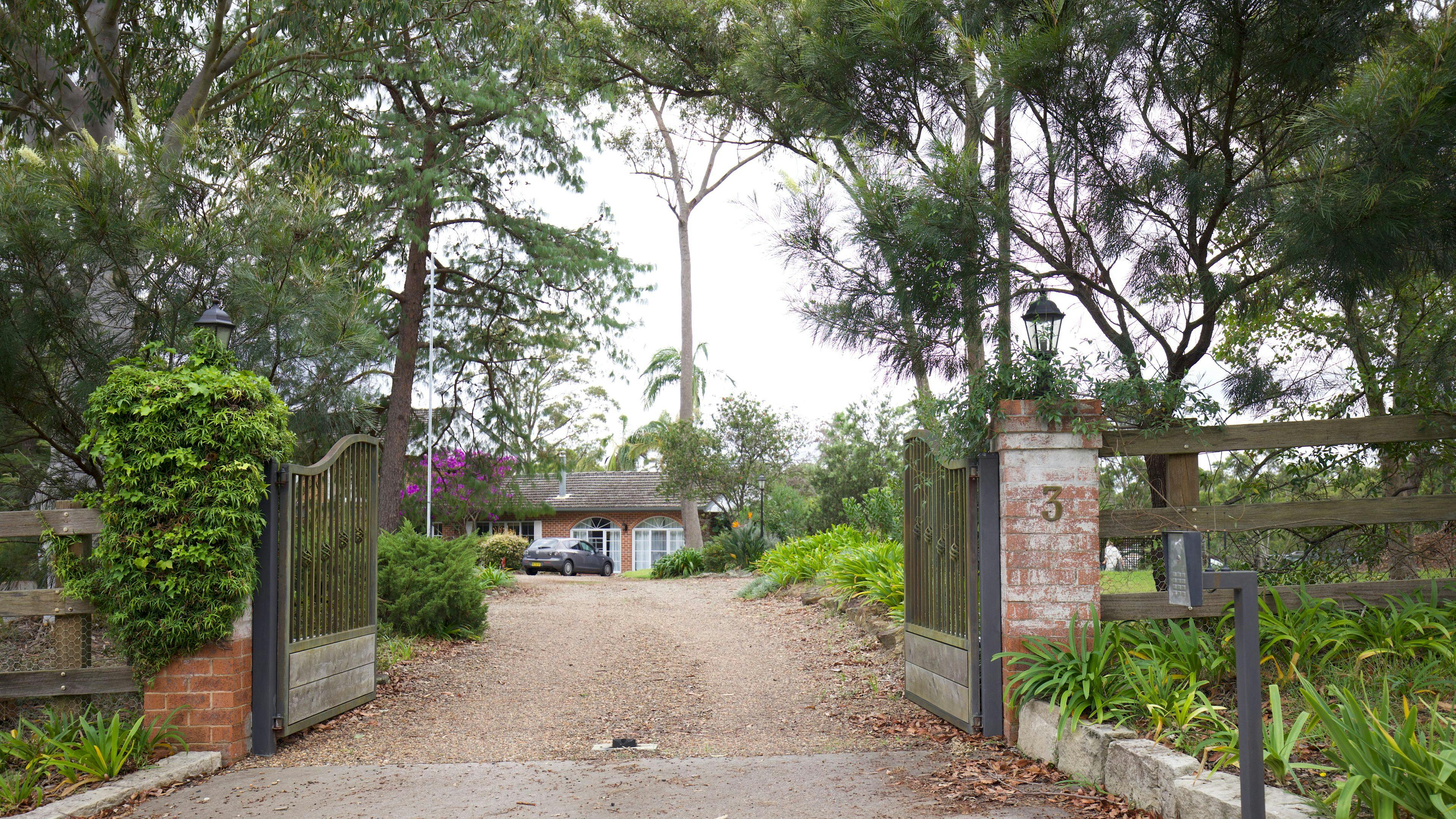 그림 같은 반농촌 주차장