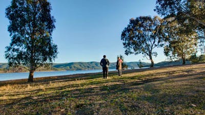 The Pines campground, Kosciuszko National Park. Photo: Murray Vanderveer/DPIE