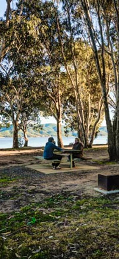 The Pines campground, Kosciuszko National Park. Photo: Murray Vanderveer/DPIE