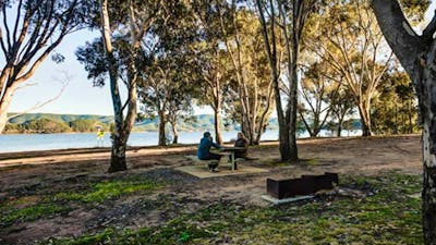 The Pines campground, Kosciuszko National Park. Photo: Murray Vanderveer/DPIE