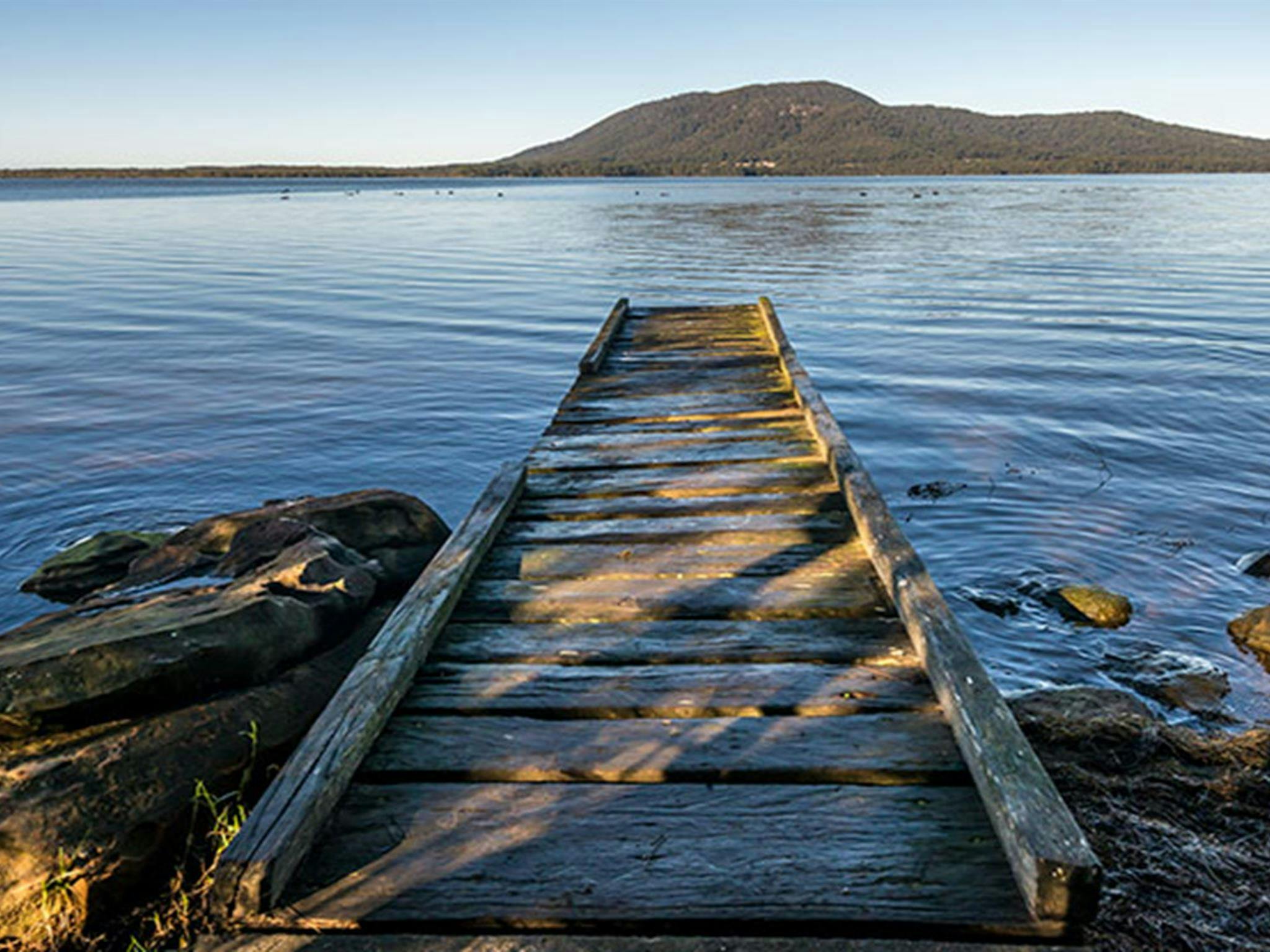 Queens Lake picnic area, Queens Lake Nature Reserve. Photo: John Spencer