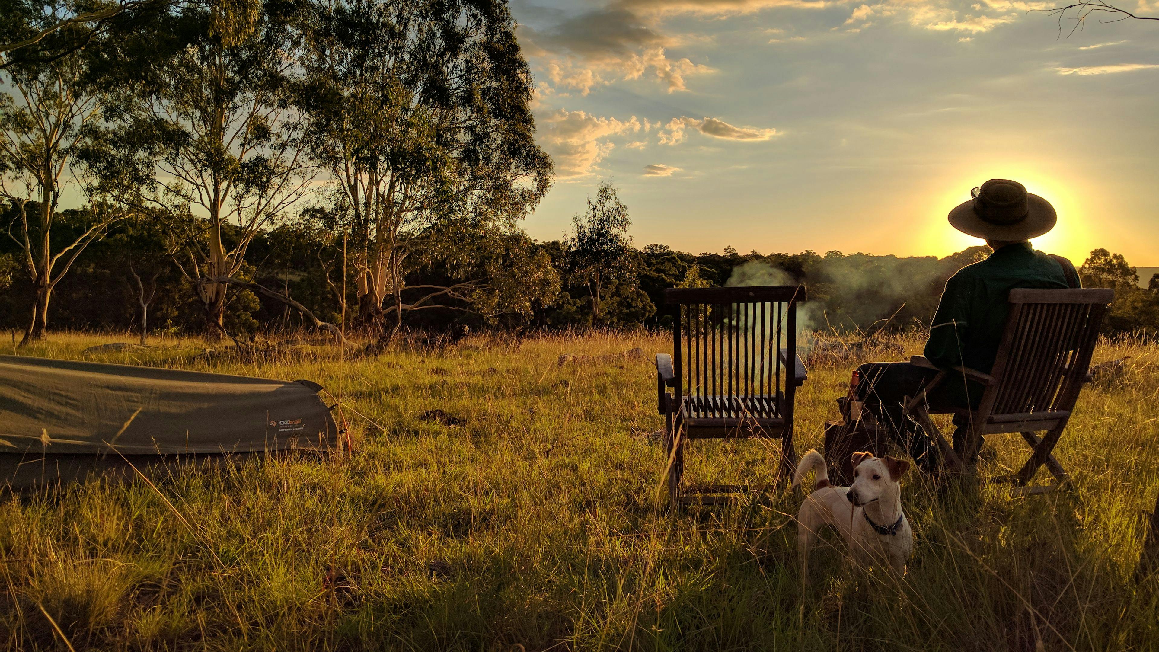 Bush camping at Redbank