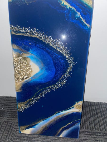 Resin Art Class: Make a Geode Abstract