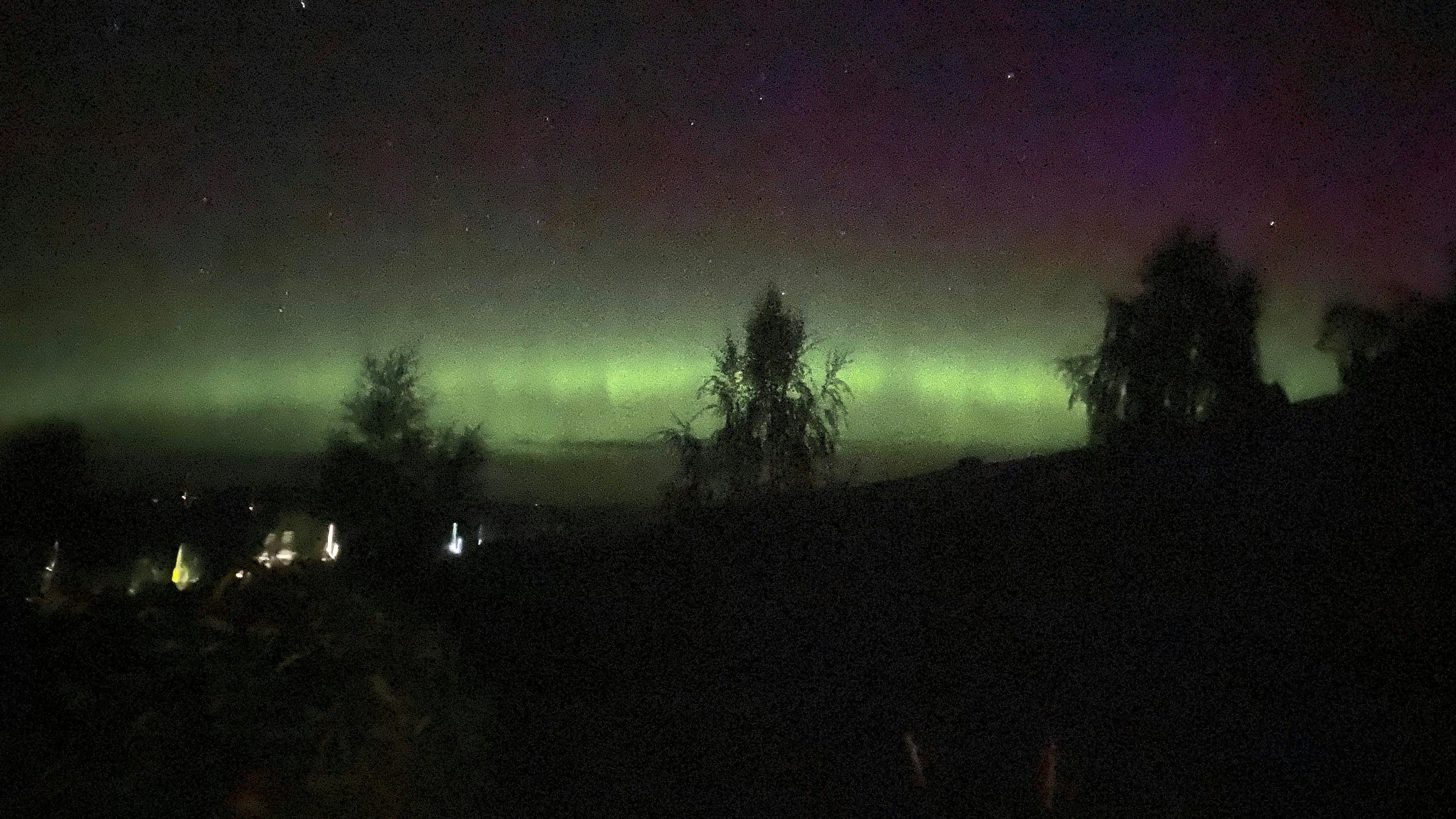 Arora seen form our garden