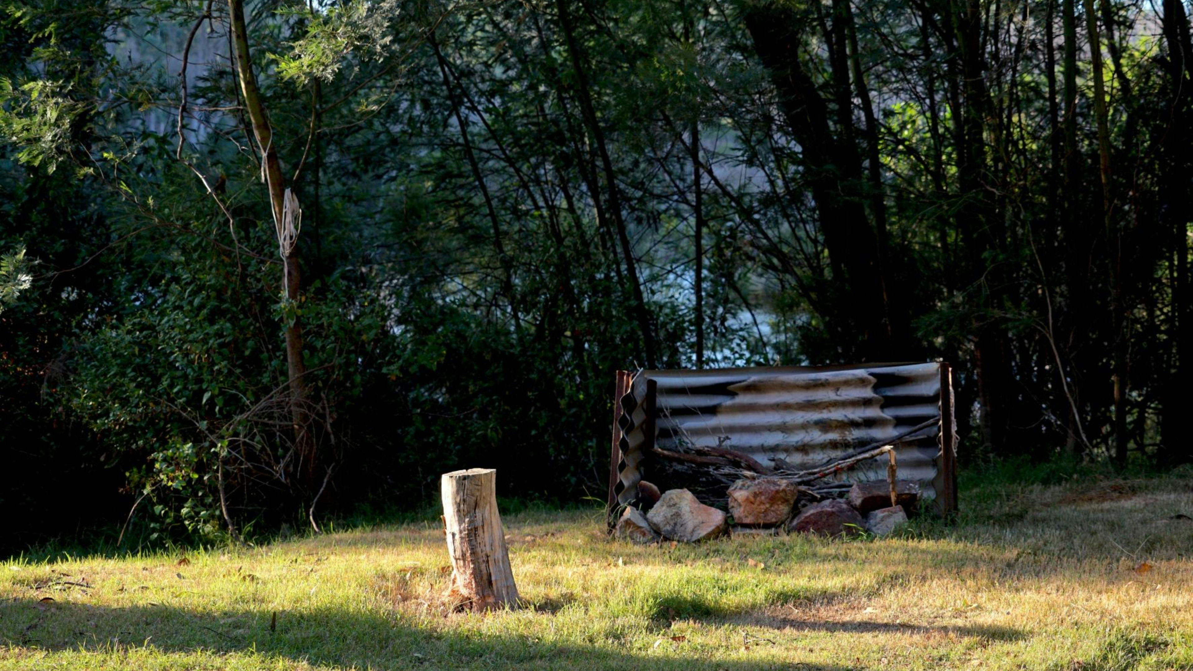 One of the few campfire set ups around the property. 