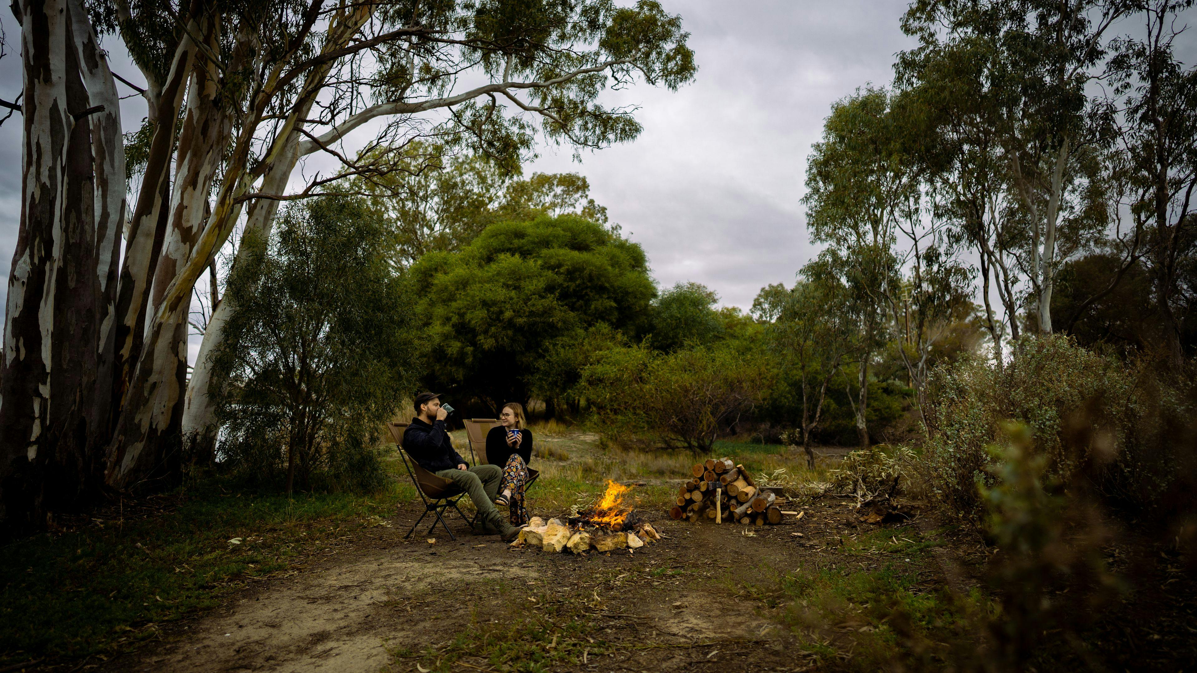 Secluded exclusive river campsite