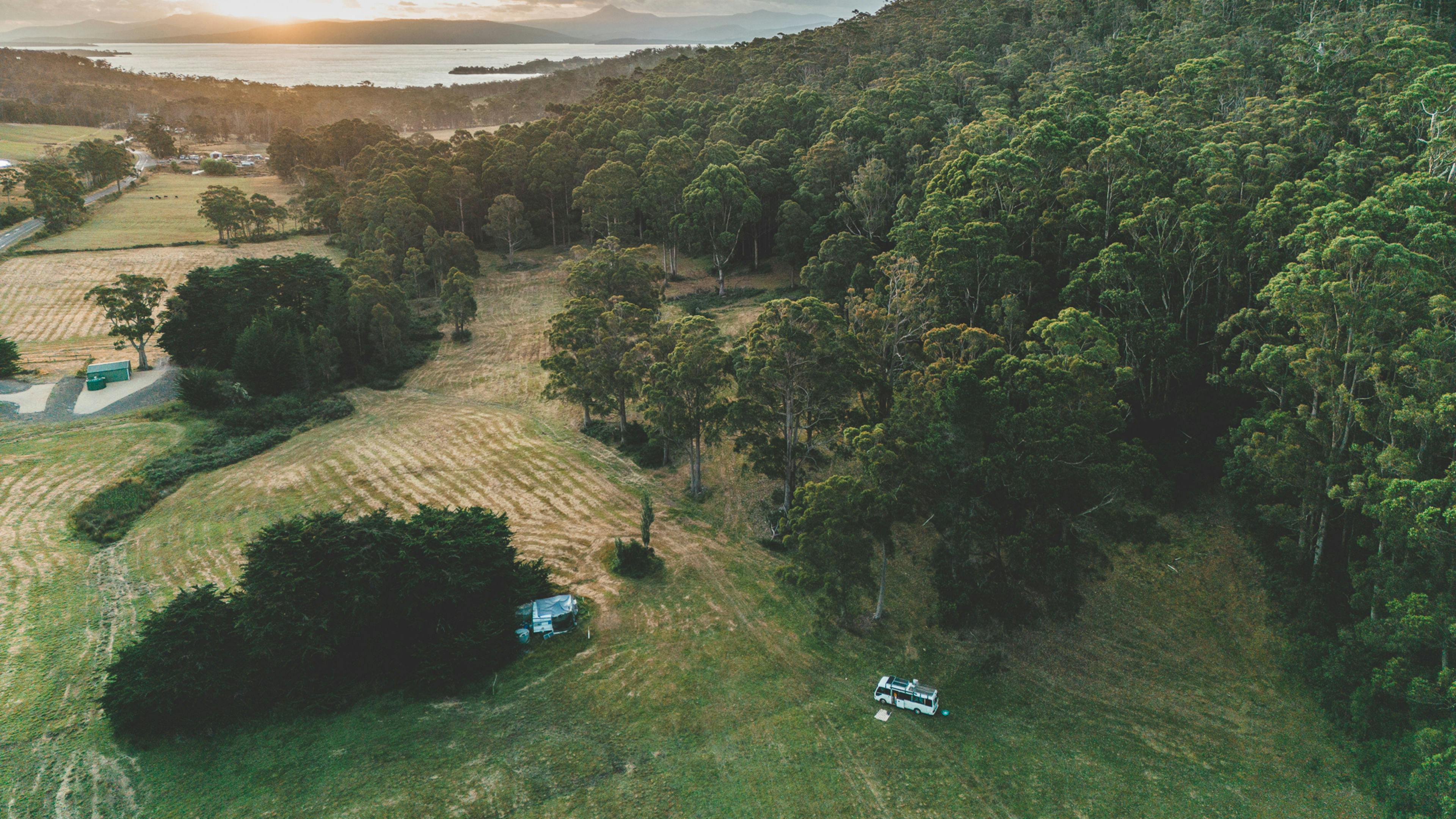 Sheepwash Rd Camp, South Bruny
