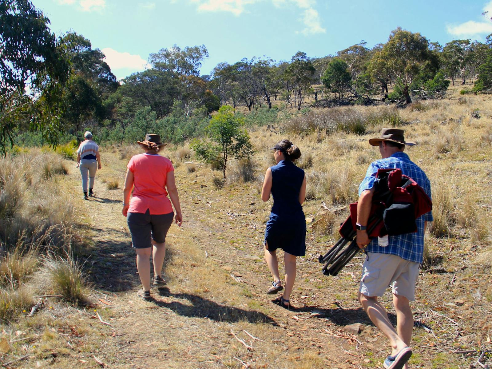 Bushwalking on the property