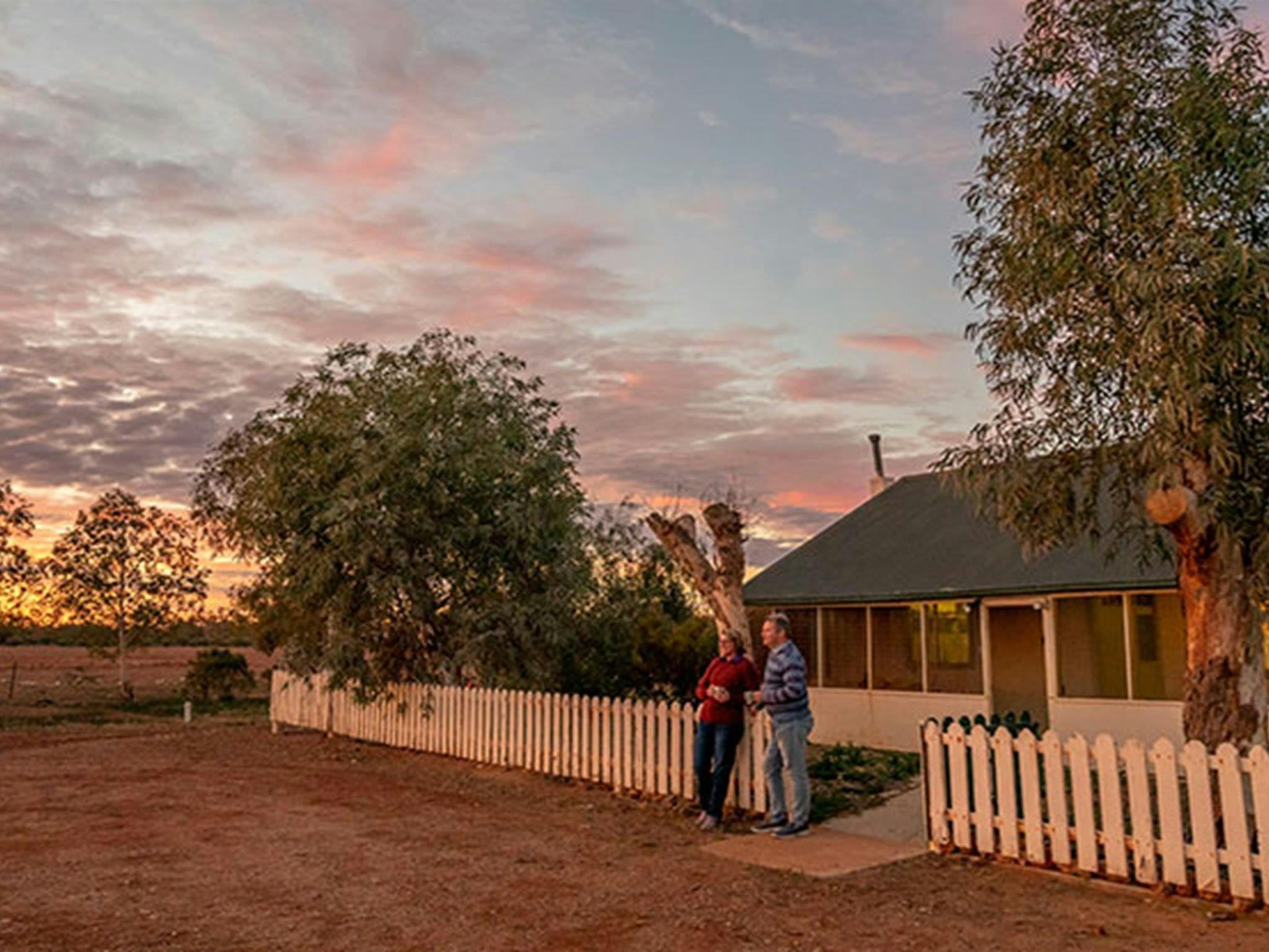 Mount Wood Homestead bei Sonnenaufgang. Foto: John Spencer/DPIE