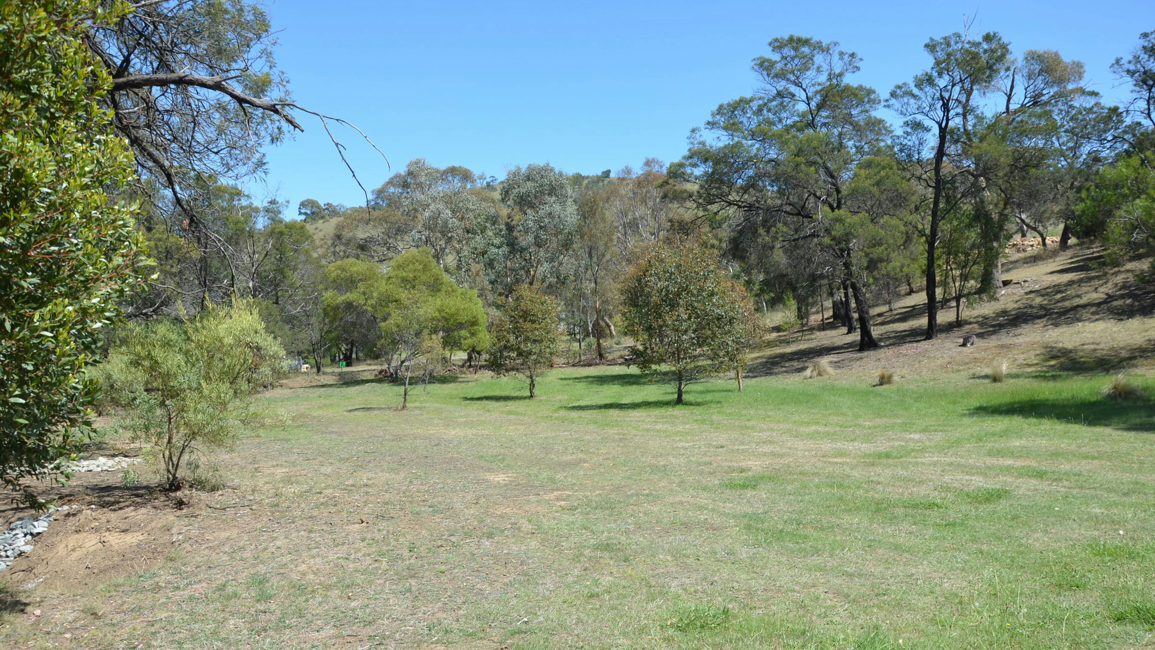 plenty of room to drive through 