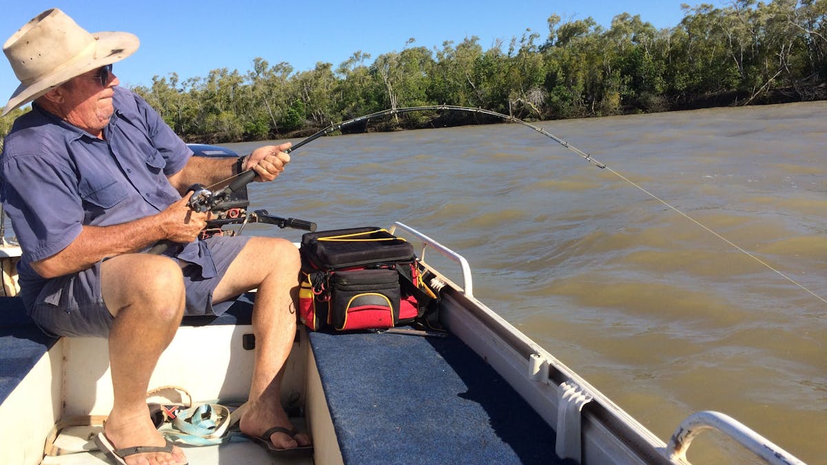 Fishing in the Fitzroy River