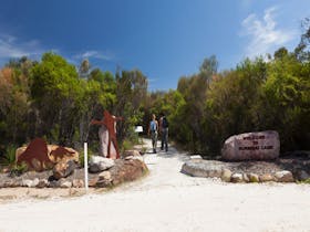 Basin Aboriginal art site