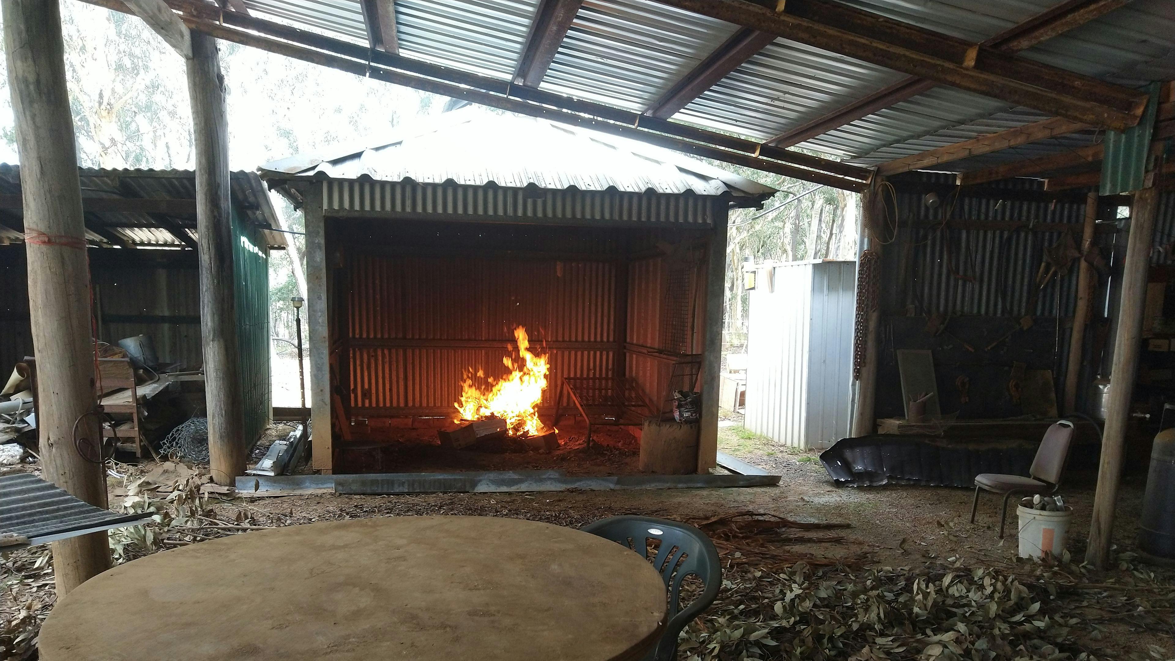 The Old Forge, perfect for camp fires and cooking