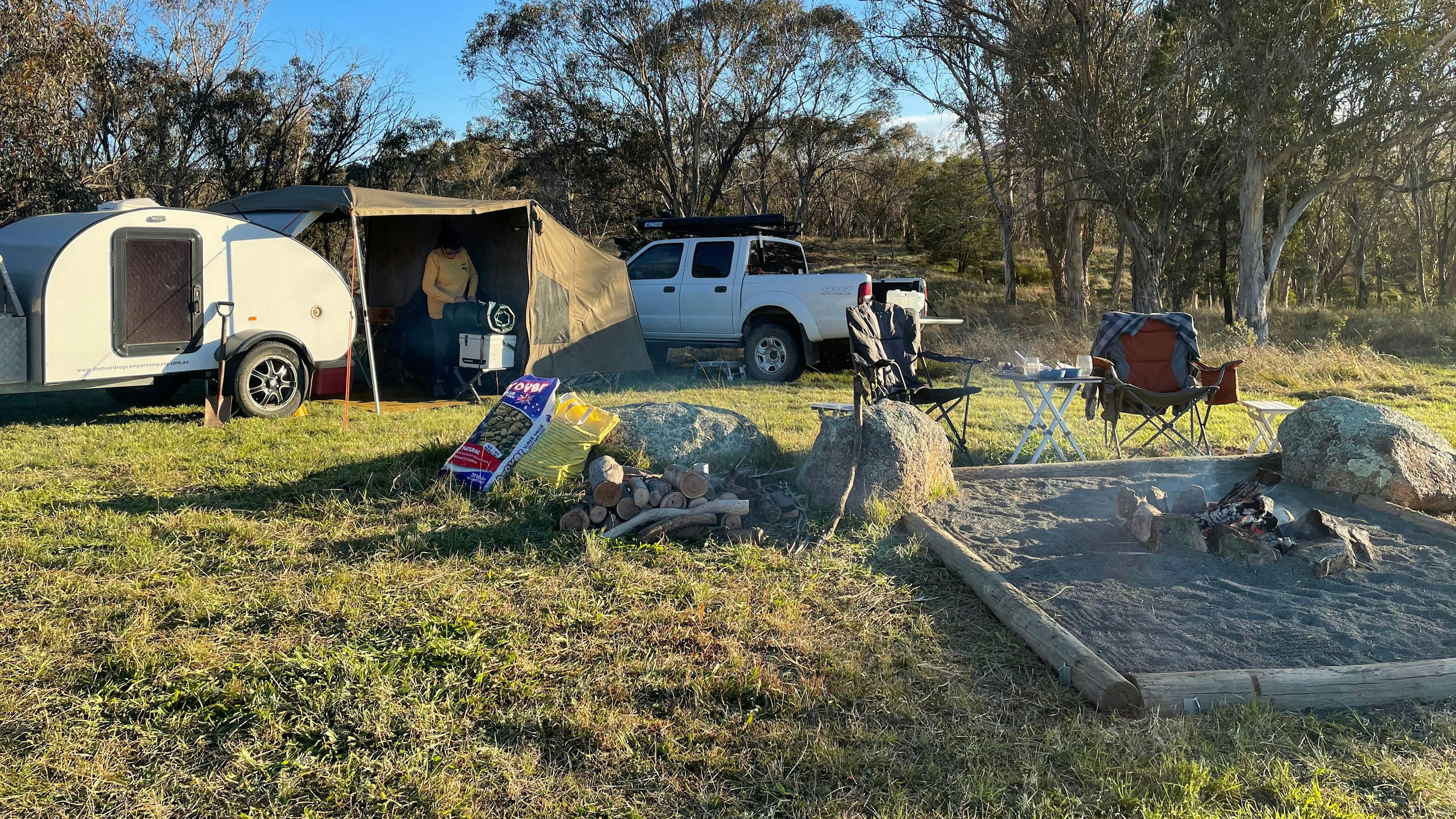 Easy access for camper trailers
