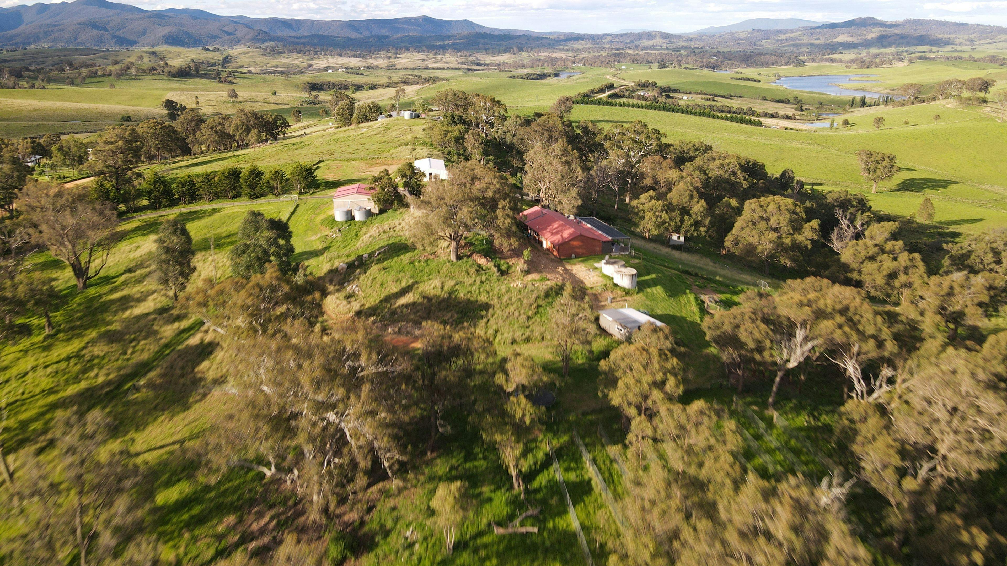 Theblueacre from the top