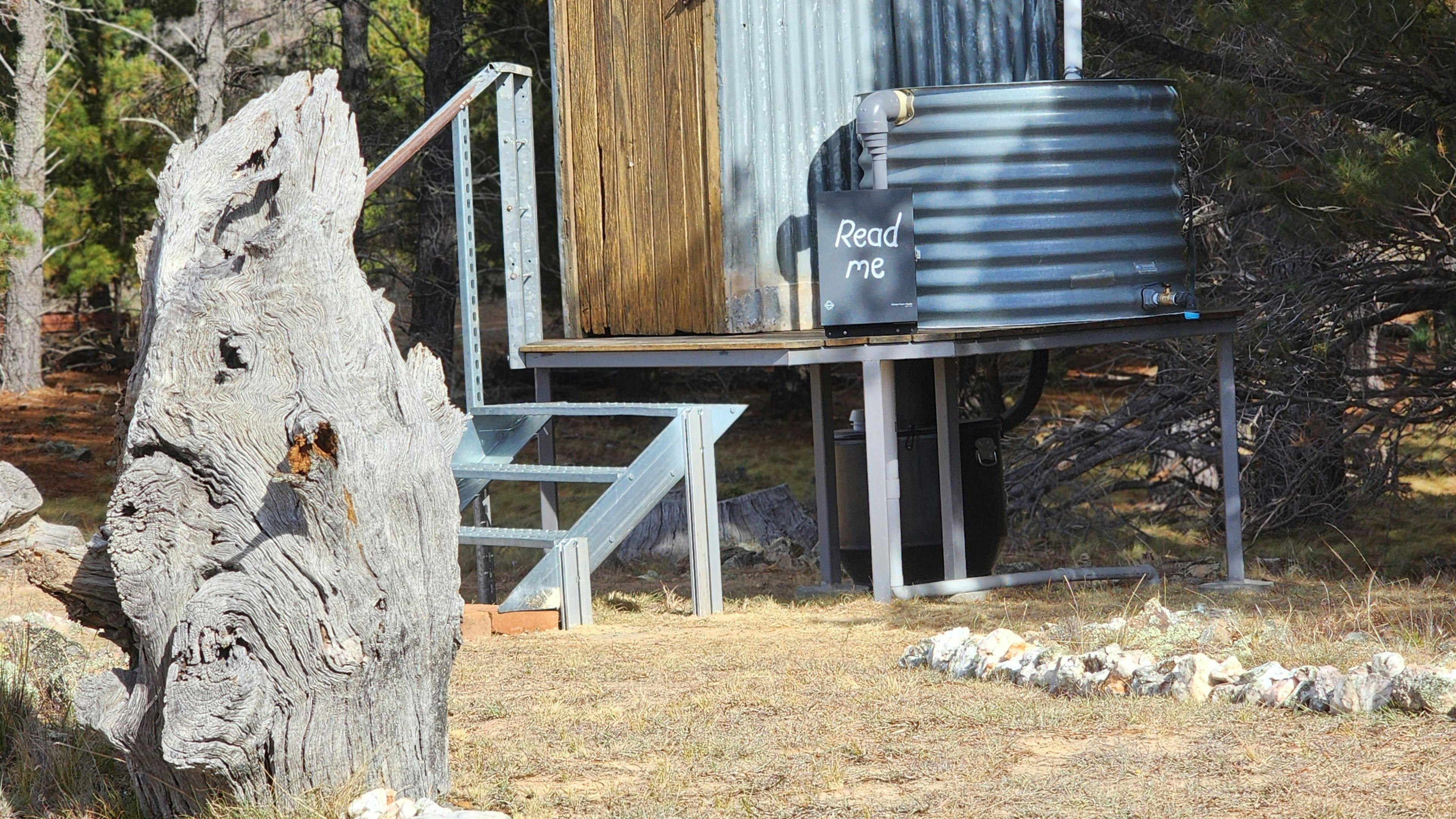 Campground composting toilet