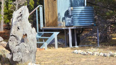Campground composting toilet