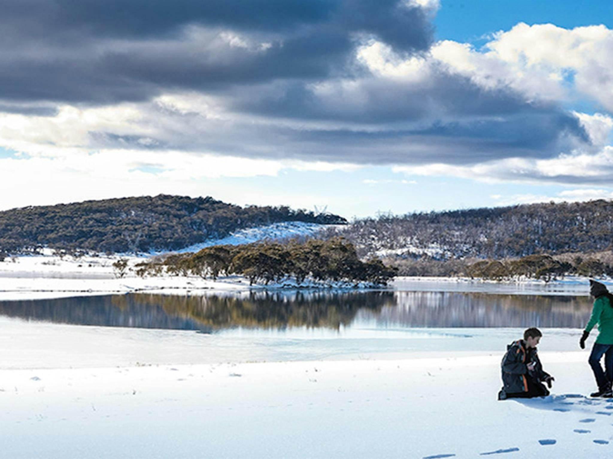 Three Mile Dam campground, Kosciuszko National Park. Photo: Murray Vanderveer/NSW Government