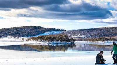 Three Mile Dam campground, Kosciuszko National Park. Photo: Murray Vanderveer/NSW Government
