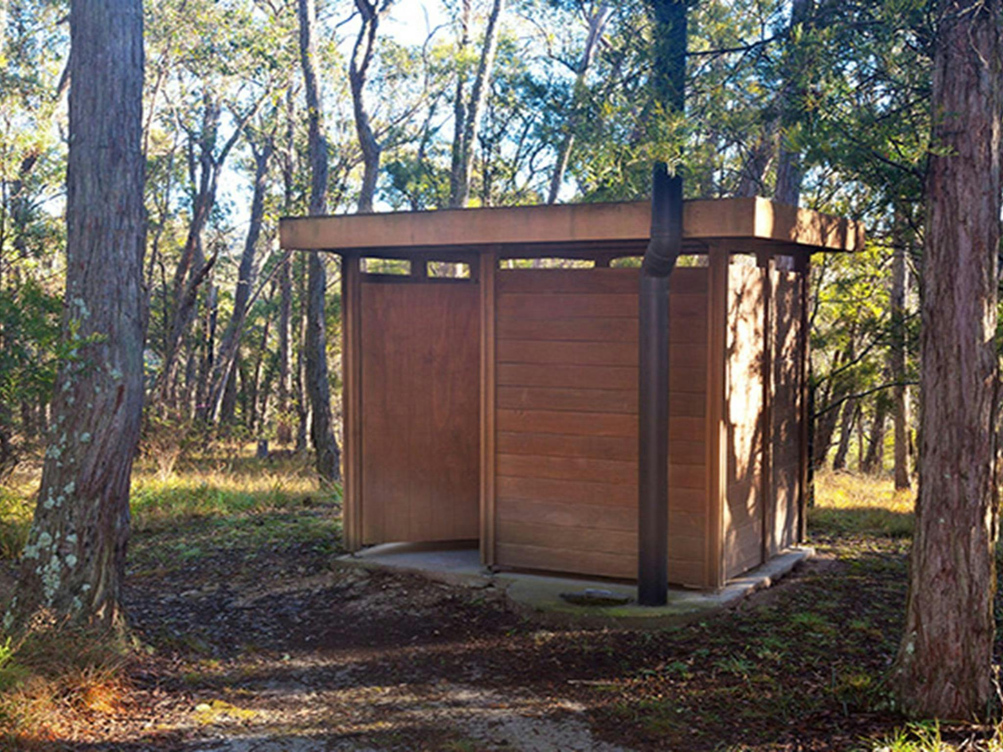 Toilettenanlagen auf dem Campingplatz Tia Falls im Oxley Wild Rivers Nationalpark. Foto: Robert