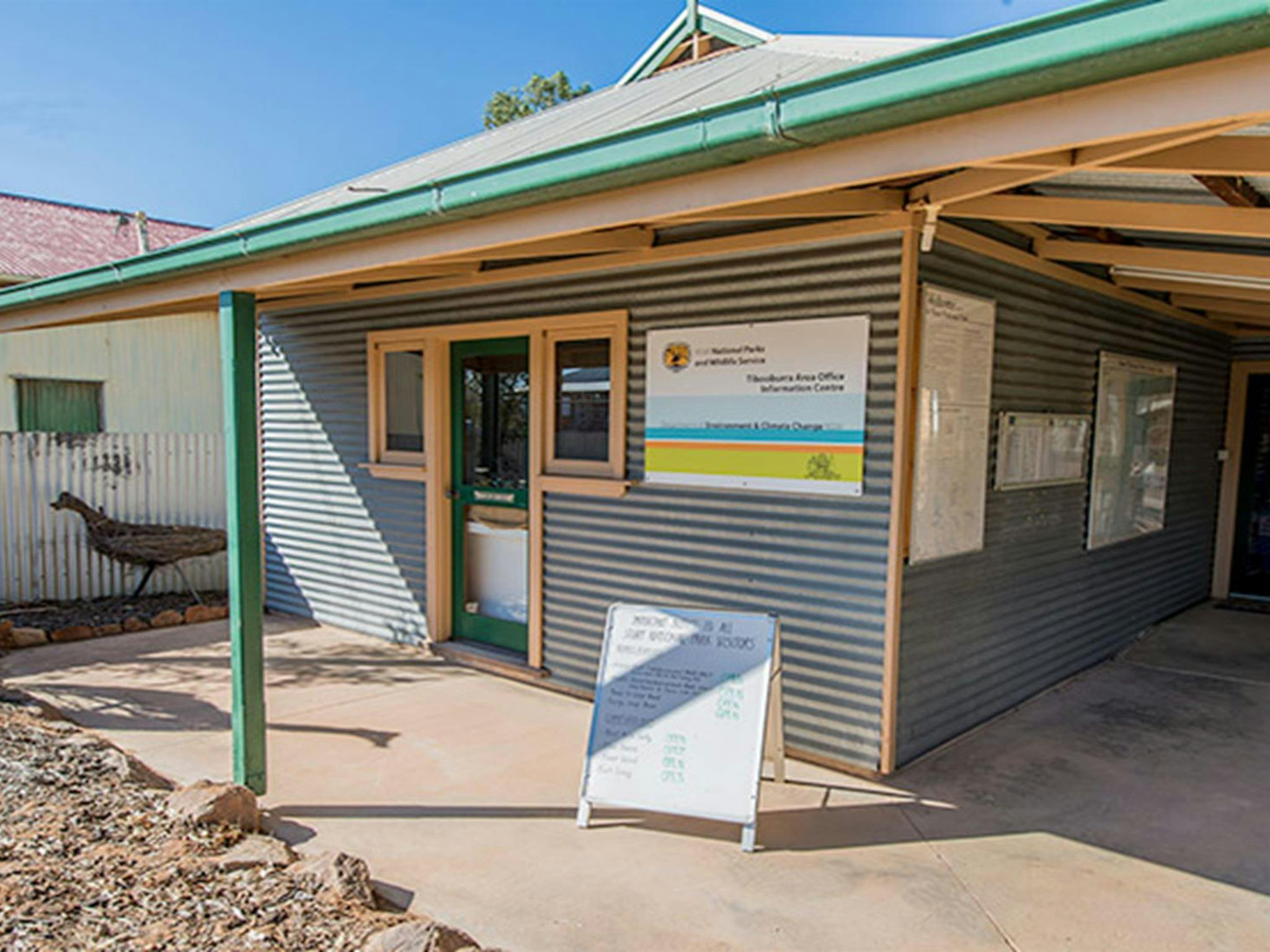 Tibooburra Visitor Centre, Sturt National Park. Photo: John Spencer &copy; OEH