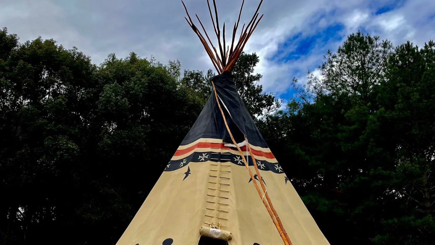 Towering Sioux Indian Tipi