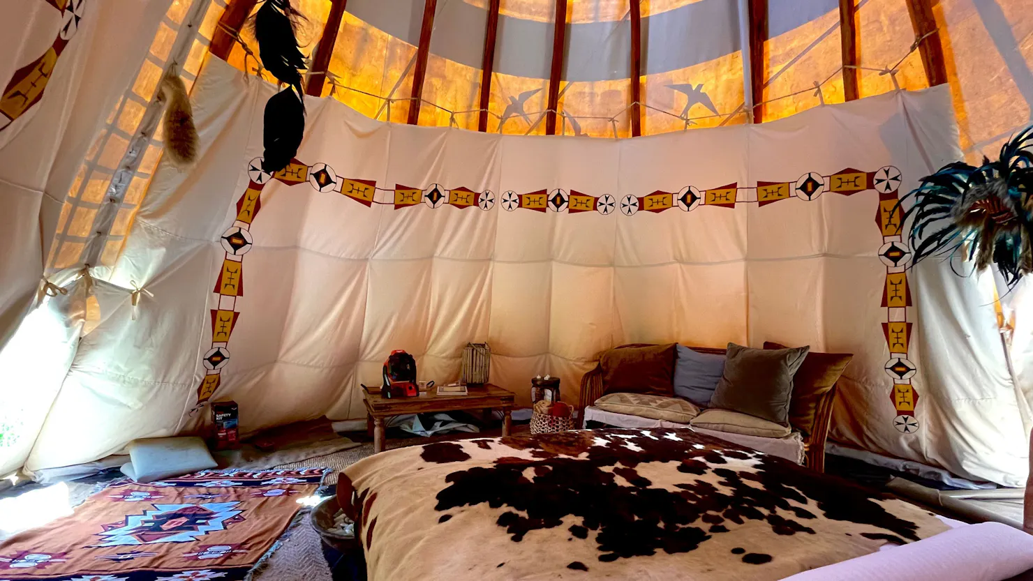 Towering Sioux Indian Tipi
