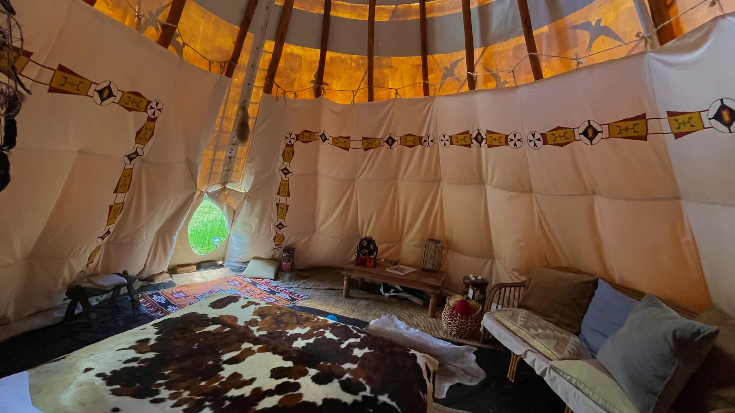 Towering Sioux Indian Tipi